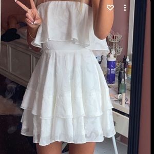 White Lulus mini dress